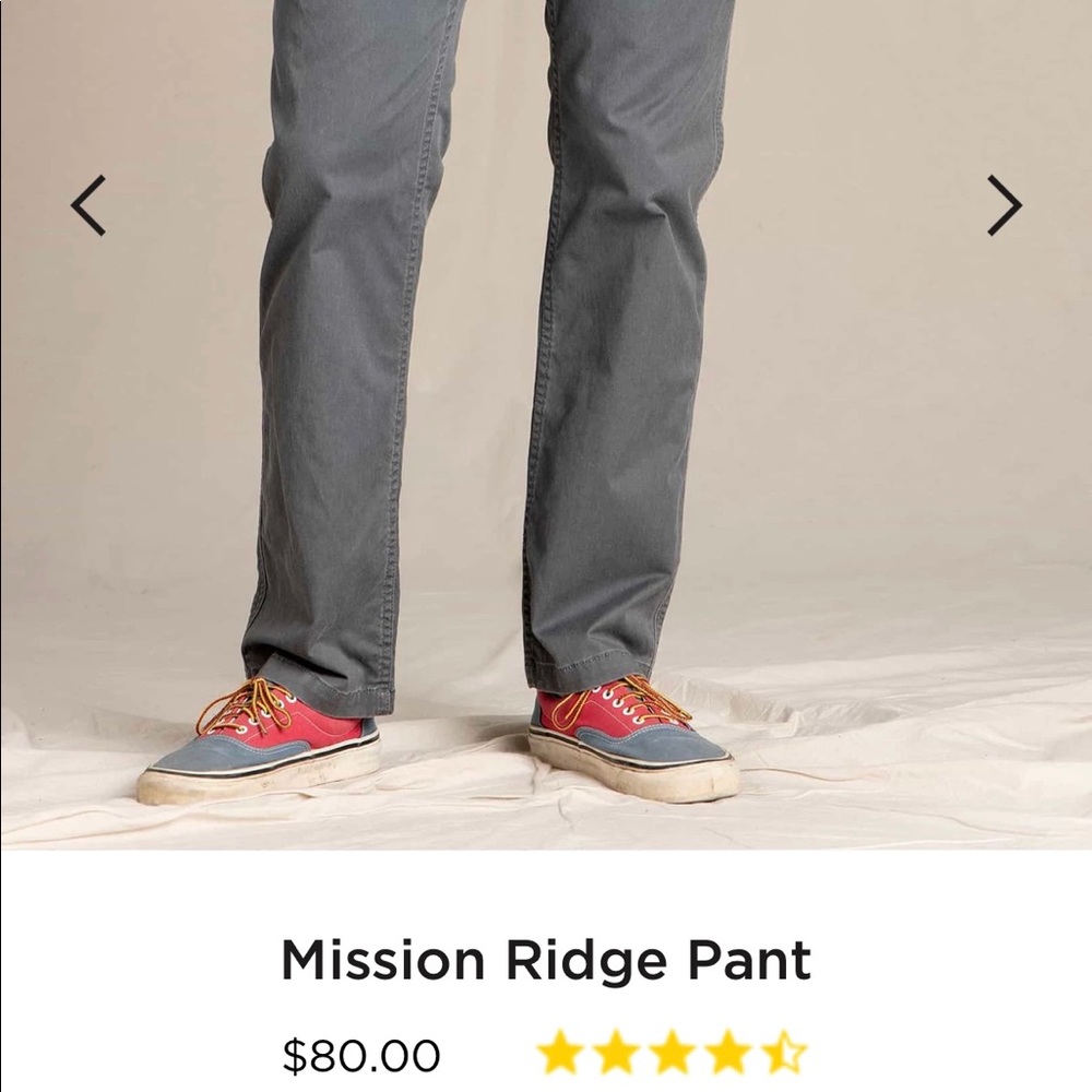 Toad and Co. Mens Khakis